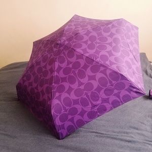 Violet/Purple Coach Umbrella